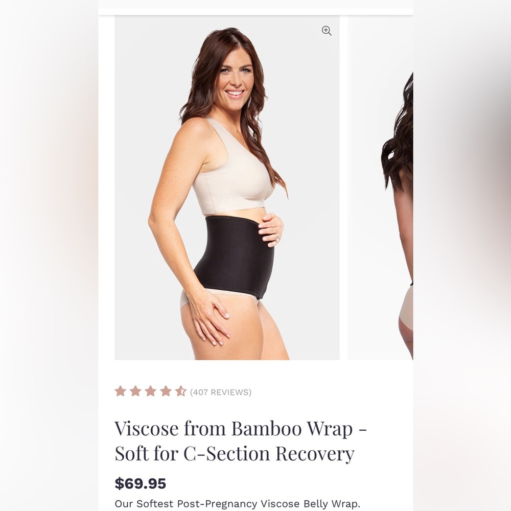 Belly Bandit Viscose From Bamboo Wrap - Soft For … - image 1